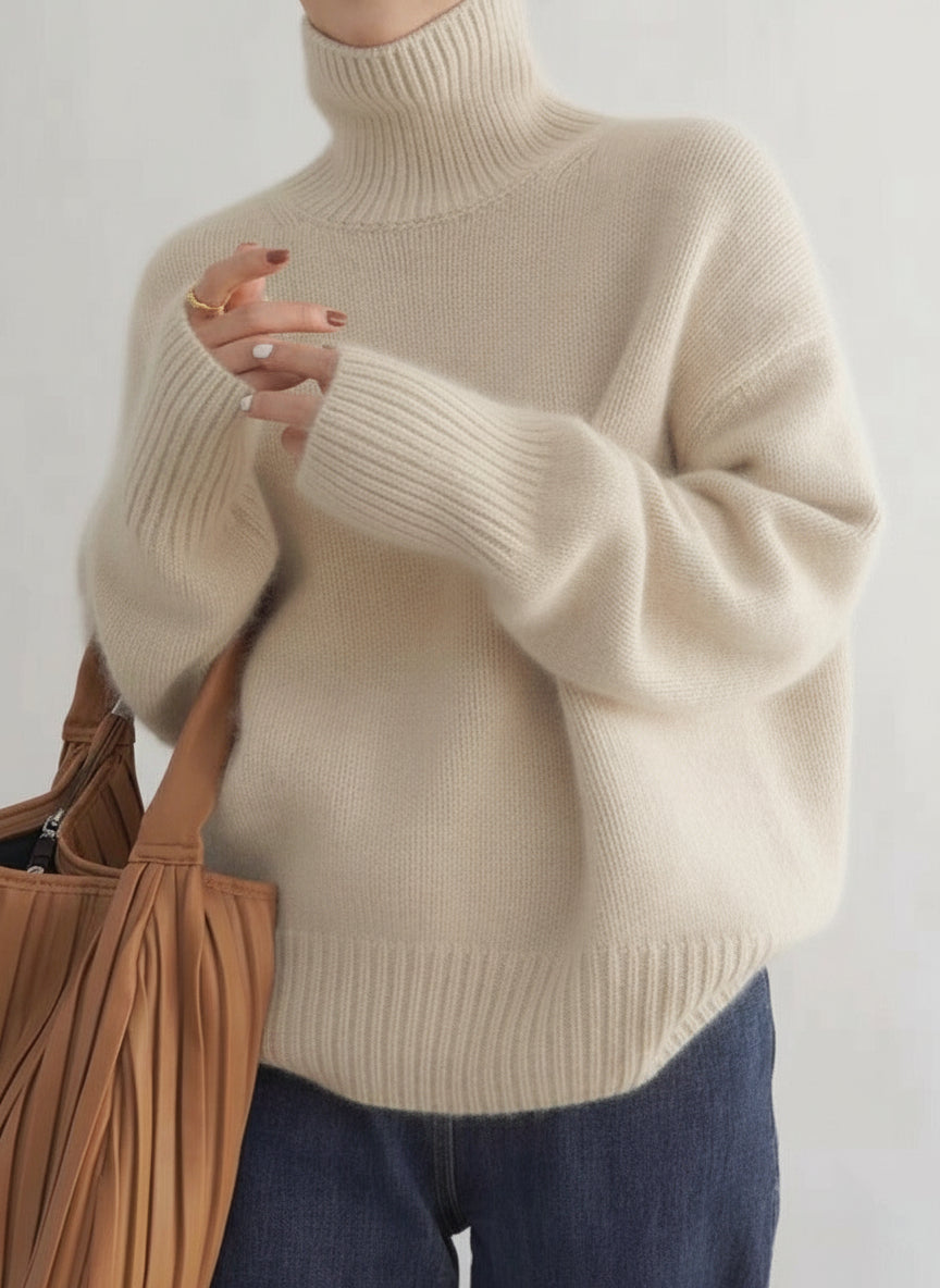 BelleCouture | Col montant en maille douce premium