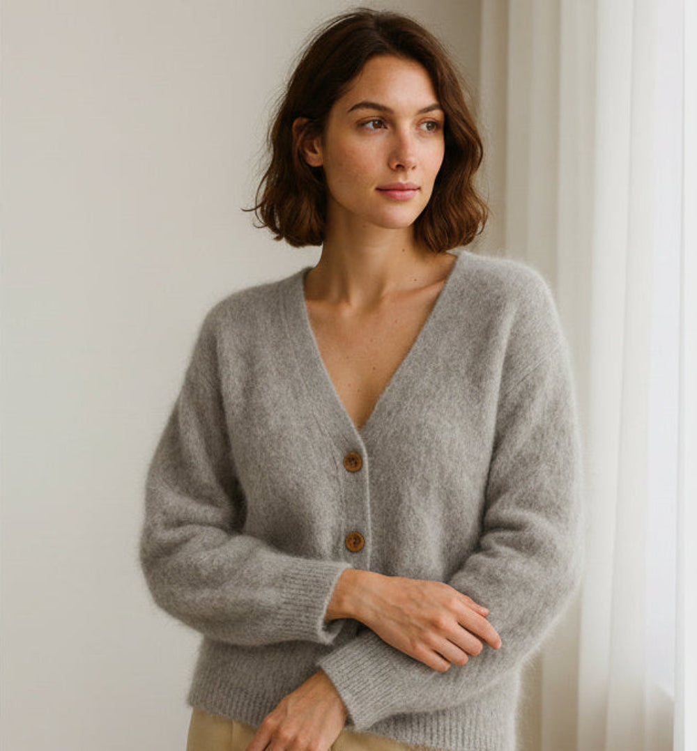 Mode V | Cardigan élégant à col V