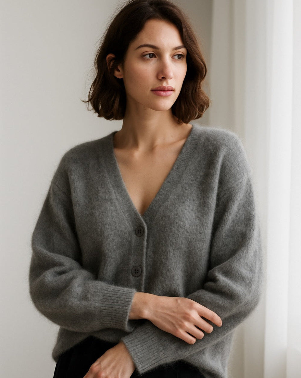 Mode V | Cardigan élégant à col V
