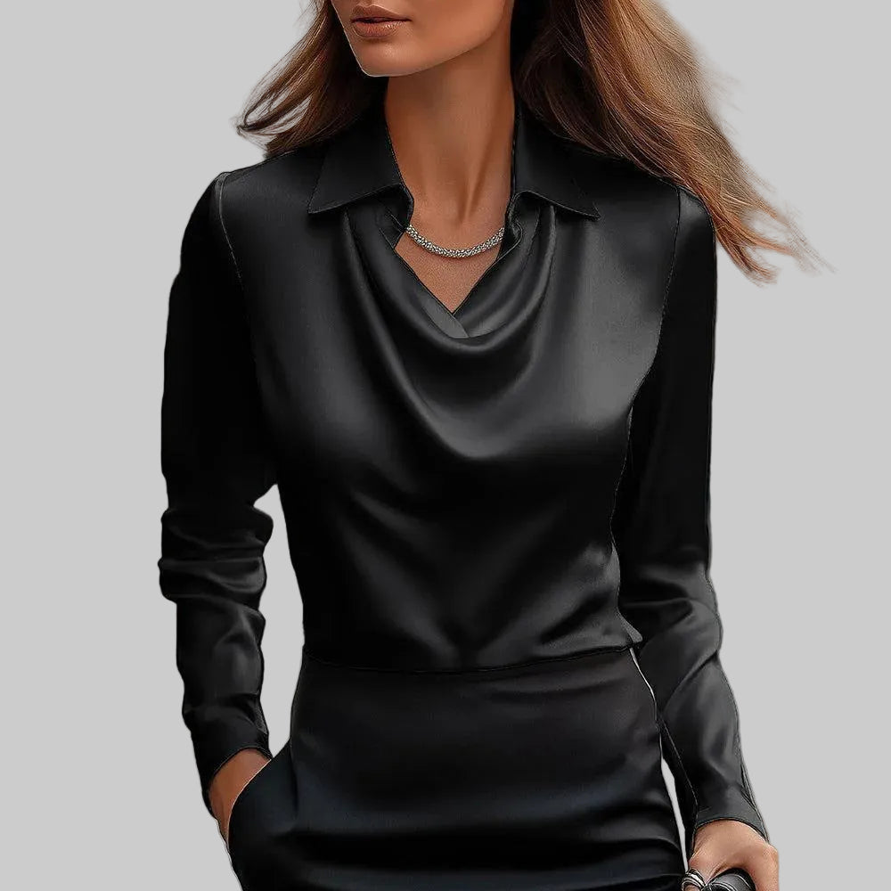 Marie | Blouse Satinée Élégante