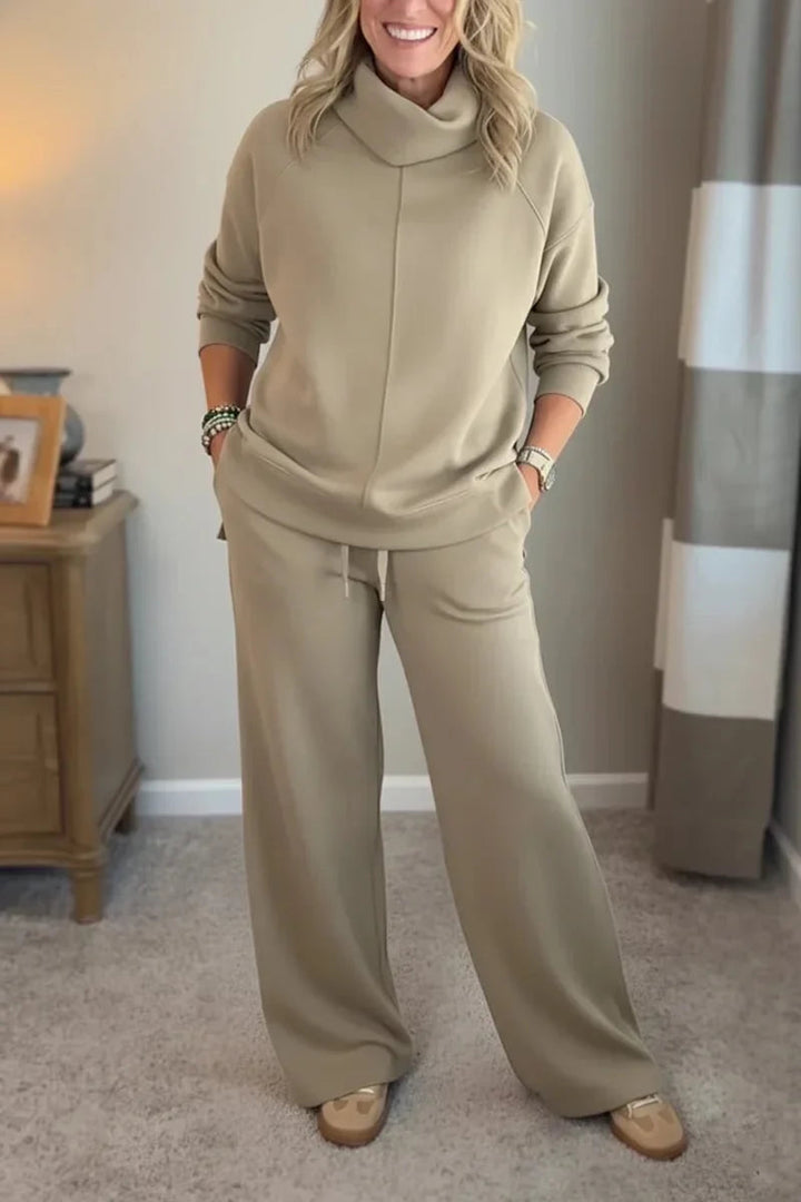 Thalia | Ensemble Salon Doux et Élégant en Tissu Flexible pour Femmes