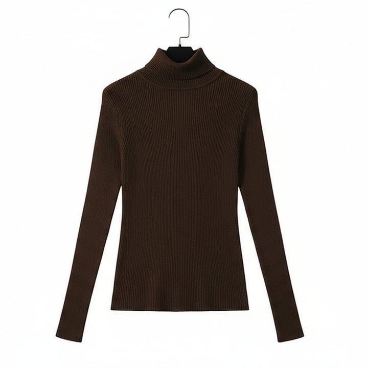 Pull Col Roulé Côtelé | Élégance douce & chaleur naturelle