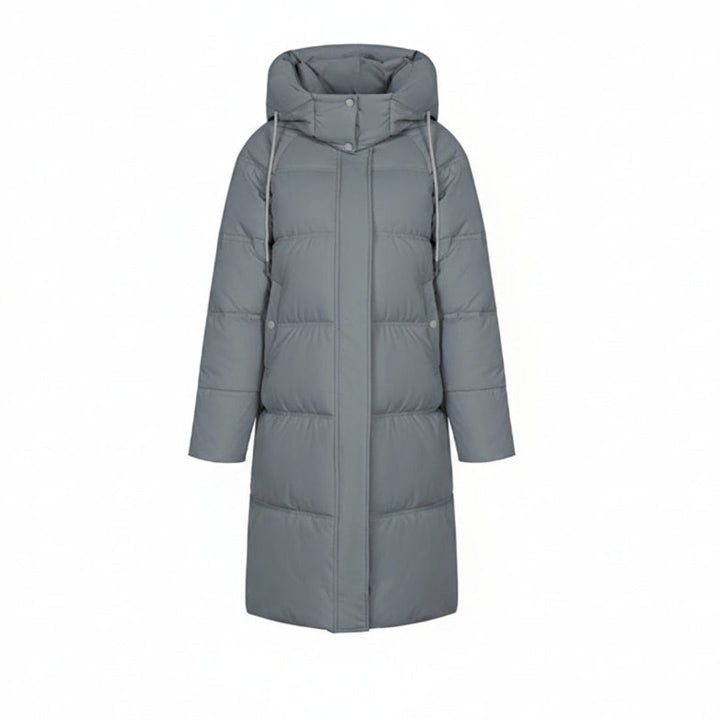 Manteau Long Matelassé à Capuche | Chaleur & élégance hivernale